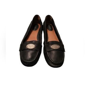Fossil Womens Black Flats Size 6